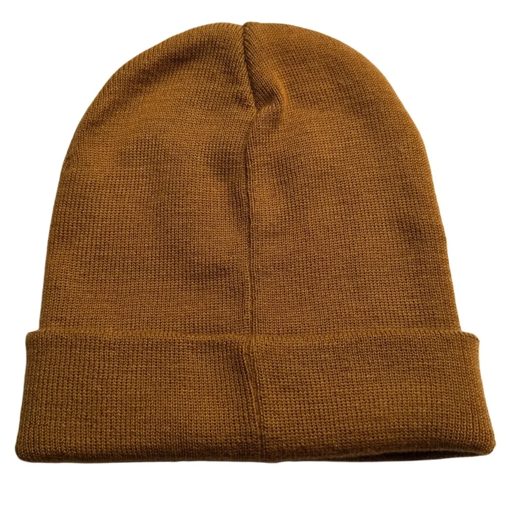 Adidas Original Trefoil Logo‎ Knit Beanie Hat OSFA Acrylic Brown/Rust